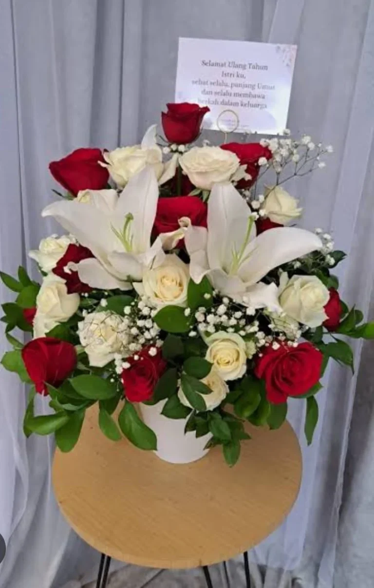 Bunga meja 63 florist tangerang