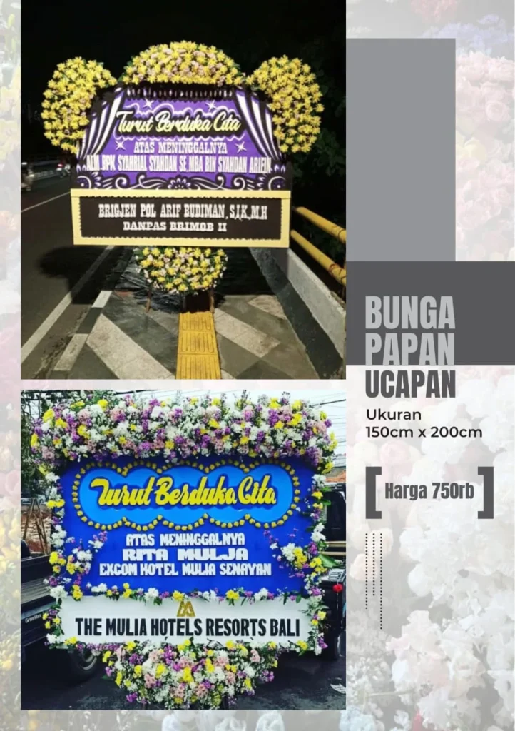 bunga papan tangerang